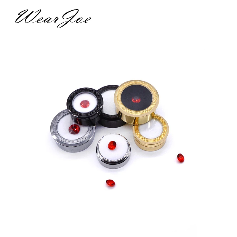 Top Galss Gemstone Display Holder Round Box Small Loose Diamond Gem Stones Storage Show Case Jewelry Beads Container Organizer Top Galss Gemstone Display Holder Round Box Small Loose Diamond Gem Stones Storage Show Case Jewelry Beads Container Organizer