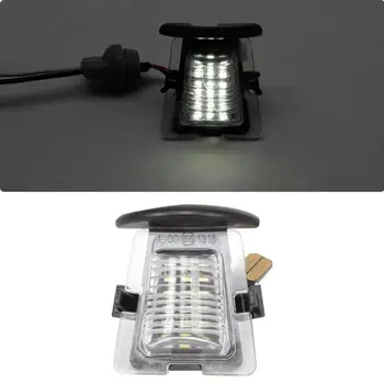 

DC12V Car Light 18 LED Rear Bumper License Plate Light 6000K Cold White Light Tag Lamp for Jeep Wrangler JK 2007-2018