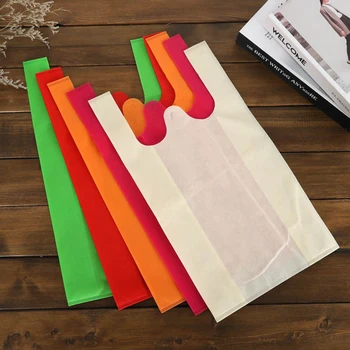 

Eco Shopping Bag Foldable Non-woven Storage Pouch Female Portable Large Capacity Student School Bag Unisex Reusable Handbag
