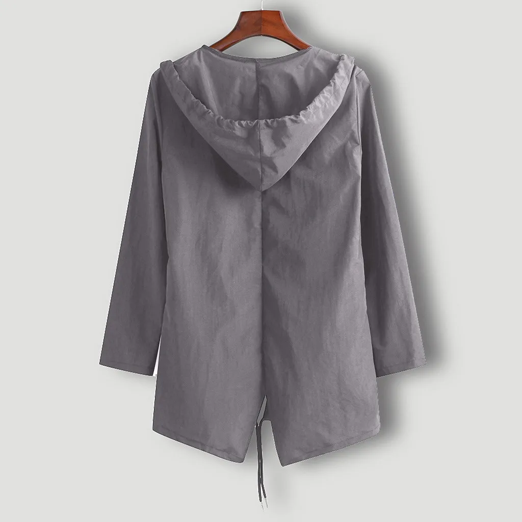 Ropa mujer плащ женский casaco feminino sobretudo feminino moda feminina manteau femme corta vento 2XL водонепроницаемый карман Z4