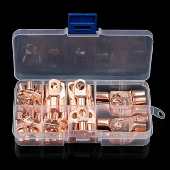 

411pcs/Set Car Copper Ring Lug Terminal Heat Shrink Wire Tubing Cable Connectors UL Tested & Approved