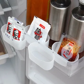 

Drawer-Basket Refrigerator Food Storage Kitchen Storage Plastic Gap Storage Partition Hanger Refrigerator Pull-out Drawers Box