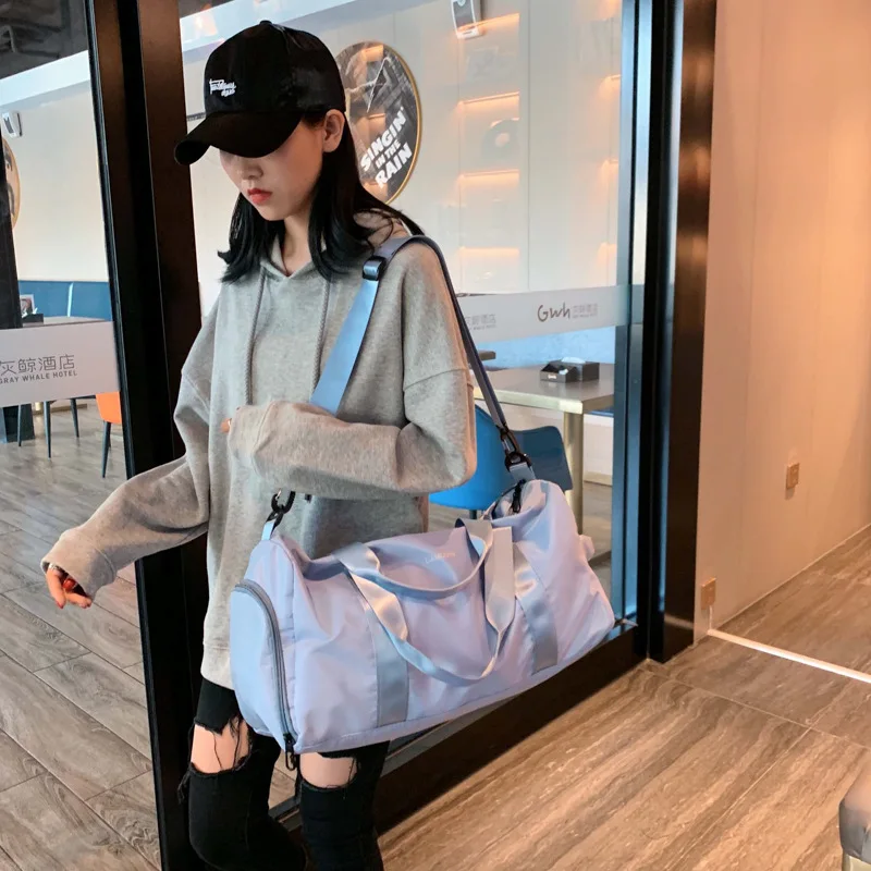

New Short-distance Travel Bag Female Business Trip Portable Large Capacity Hand Luggage Bag Male Tourist Swimming Sports Gym Bag