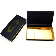 Wholesale private label eyelash packaging box 3d mink lashes glitter custom lash packaging box for makeup-PX2050