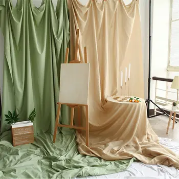 

2.5x2m Polyester Background Cloth Studio Shoot Photography Pictures Backdrop Photo Props Shooting Decoration 5 Colors