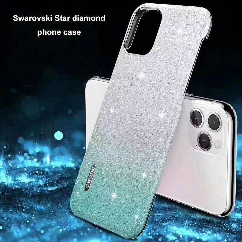 Crystal-like silicone case For iPhone 11 Pro MAX Original Star Diamond Protective Case For X Xs Max back cover