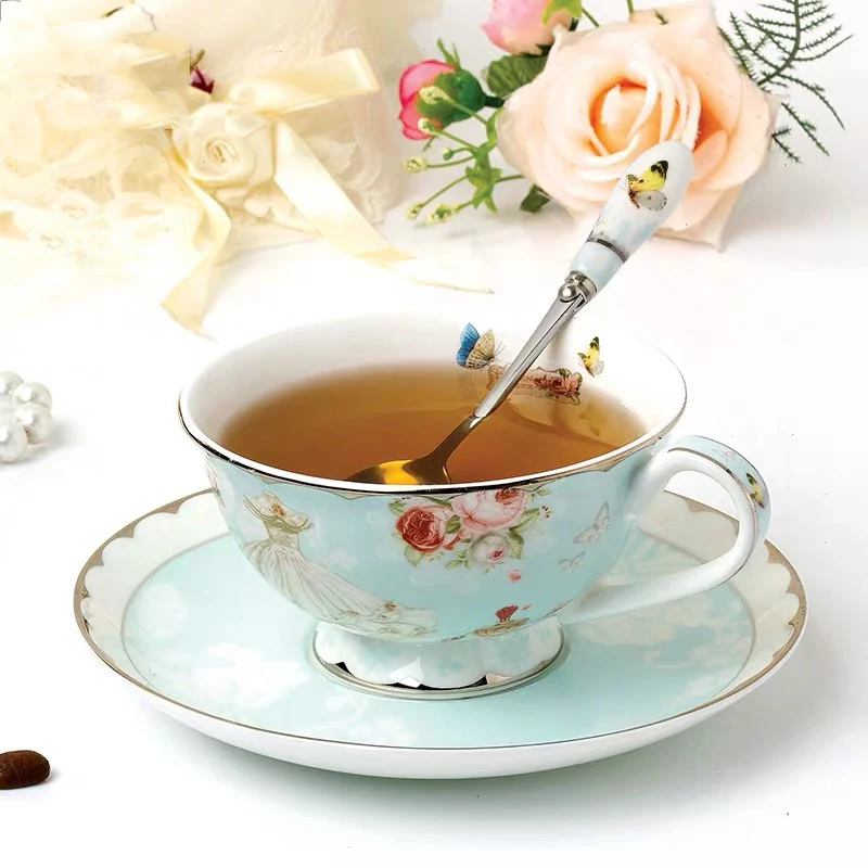 Комплект для кофе Luxruy Bone China Европейский комплект чая британский фарфоровый