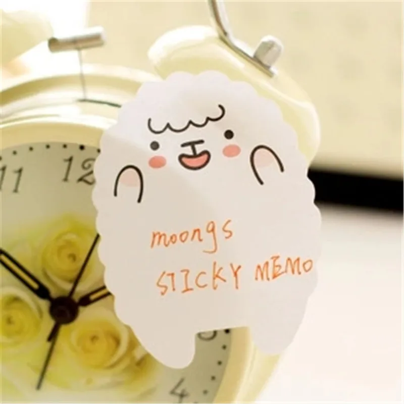 New Cute Lamb Bear Memo Pads Bookmark DIY Diary Sticker Marker Tab Flags Point Sticky Notes Pad School Supplies Stationery Gifts