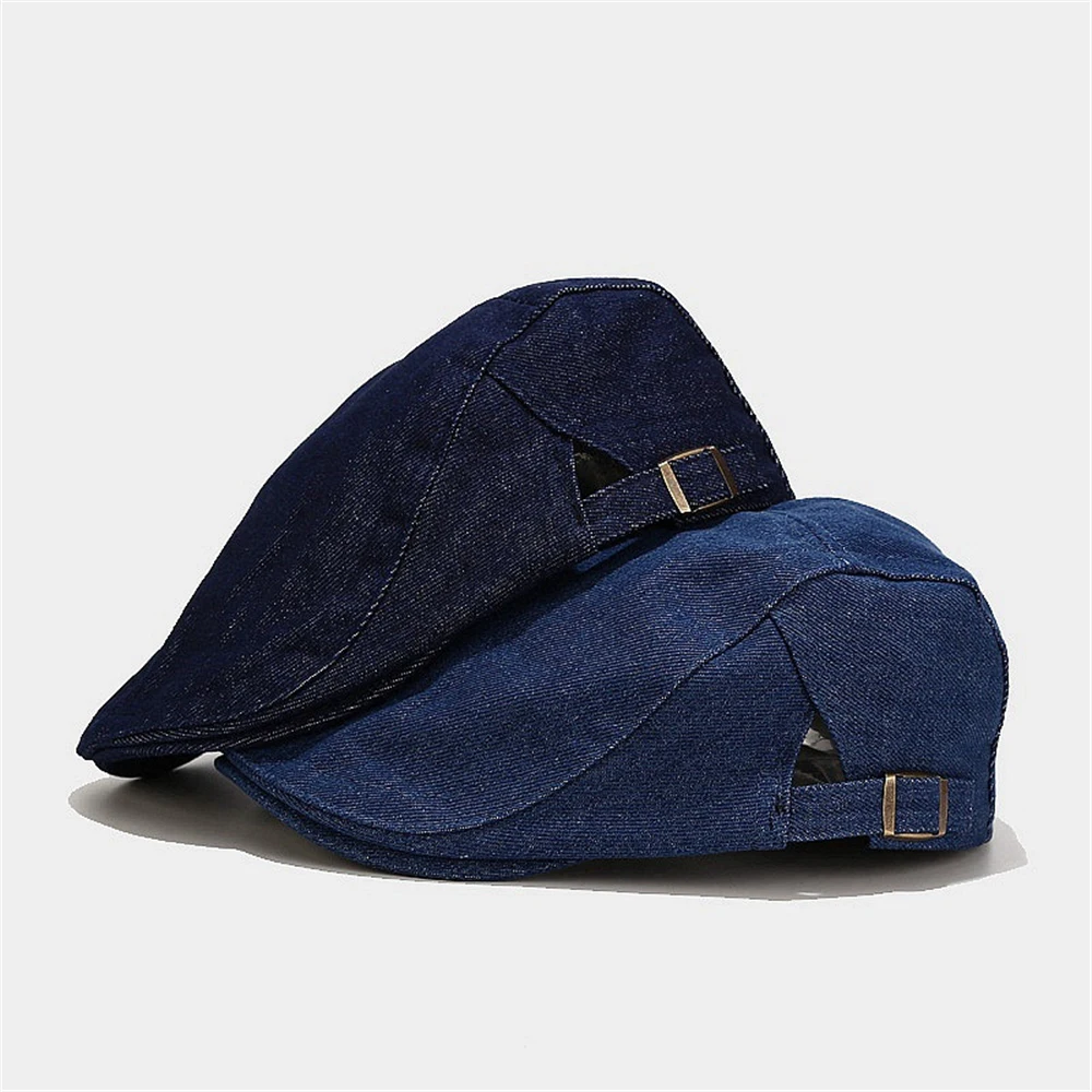 GOUTER Jeans берет шапка для мужчин и женщин Мужская Повседневная унисекс джинсовая