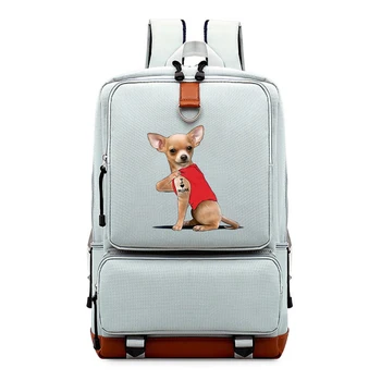 

Mochila 2020 School Backpack Funny Dog Printed Bookbag School Bag for Teenage Girls Szkolne Torby Cartable Scolaire Bookbag Kids
