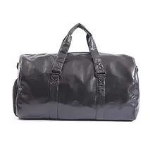 Мужская сумка из искусственной кожи для путешествий, фитнеса, спортивная сумка для тренировок, сумка на плечо, портативный органайзер для багажа, сумка-тоут, сумка для хранения, выходные сумки