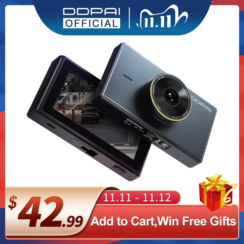 

DDPAI Dash Cam Mola Z5 Car DVR Camera 1600P HD Touch Screen ADAS Drive Android Wifi Auto Video Recorder Vehicle Parking Monitor