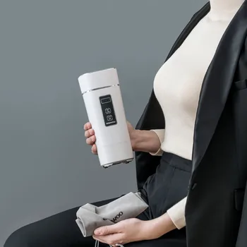 

450ML Portable Electric Kettle Fast Boiling 220V Water Heater Ourdoor Travel Temperature Adjustable Water Boiler