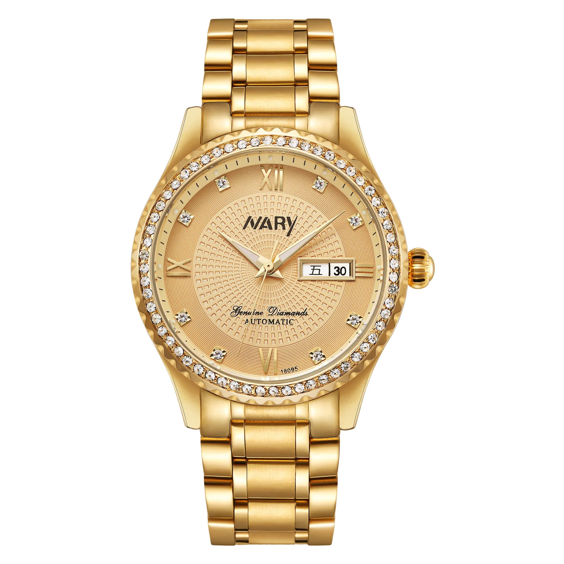 

[Nary/NARY] Fashion MEN'S Mechanical Watch 18095 Machinery Men Gift Watch