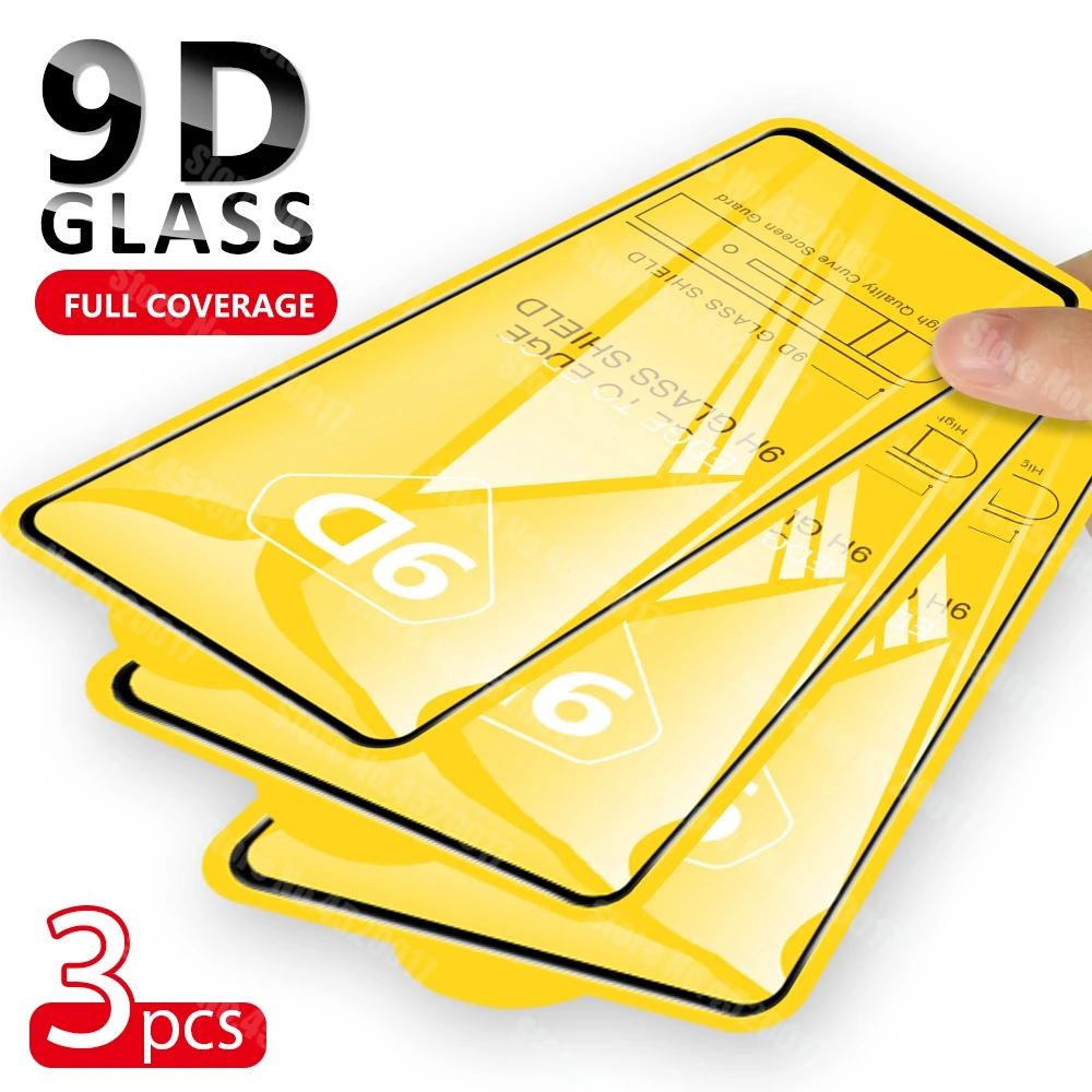 9D полное покрытие закаленное стекло для Samsung Galaxy A51 A71 A72 A70 A50 A42 A52 A32 защита экрана A