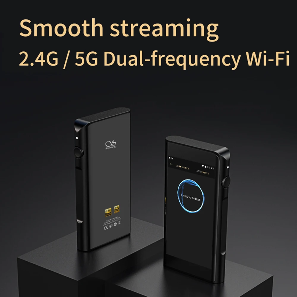 SHANLING M6 Dual AK4495SEQ DAC Android OS Full Balanced Bluetooth Portable Music Player MP3 Headphone Amplifier PCM32bit 768 kHz