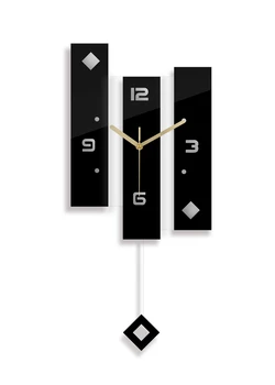 

Creative Mute Modern Design Large Wall Clock Clocks for Home Kitchen Living Room Decor Battery Operated Silent