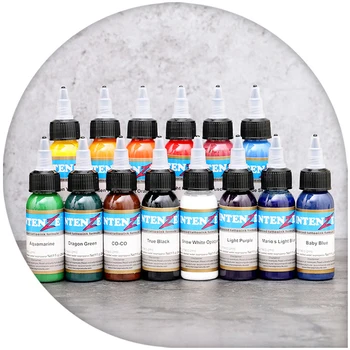 

Tattoo Ink 14 Colors Set 30ml Bottle Tattoo Pigment Kit Body Art Paint Ink Tinta
