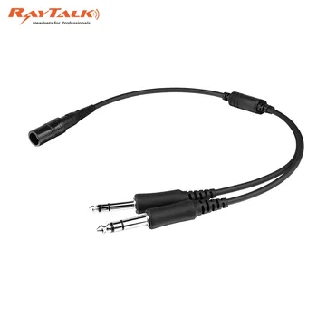 

Aviation Headset to General Aircraft (GA) Adapter for A20 6Pin, High Quality