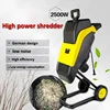 50L Large Capacity High Power Electric Wood Shredder MDSZJ01 Garden Wood Shredding Machine For Industrial/Home/Gardening 220v 5