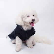 Домашние животные собачья жилетка, одежда с капюшоном пальто машина ля стрижки домашних животных собак безопасности светоотражающий жилет световой Pet зимняя куртка