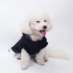 Домашние животные собачья жилетка, одежда с капюшоном пальто машина ля стрижки домашних животных собак безопасности светоотражающий