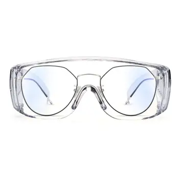 

New Arrivals Safety Cover 2 Glasses Protective，Prevent Foam Droplets And Dust Eye Wear - Over-The-Glass (OTG), Clear Lens