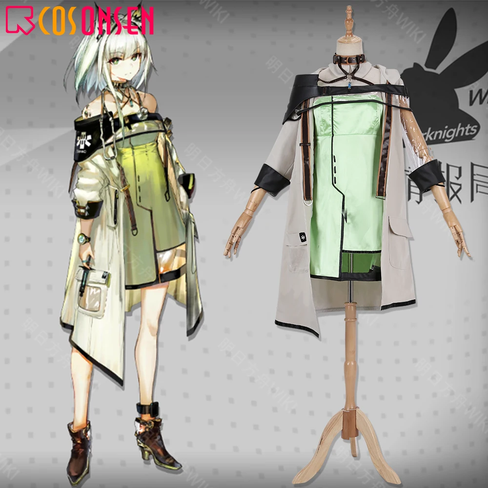 ArknightsKaltsitCosplayCostumeGameWomenFancyHalloweenOutfit