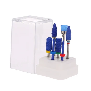 

7pcs Ceramic Nail Drill Bits Set Assorted Replacement Drill Bits Acrylic Nail Tool Pedicure Manicure Drill Bits Kit