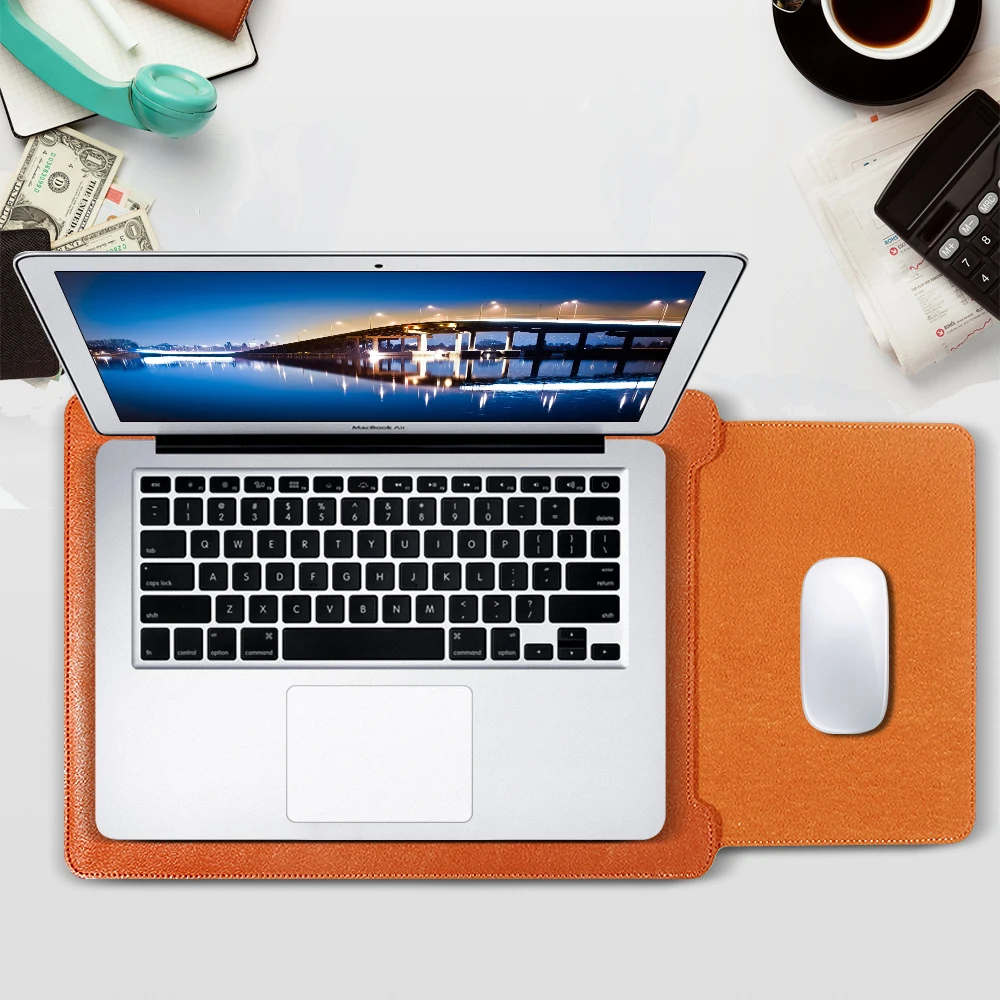 Многофункциональная сумка для ноутбука 4 в 1 чехол s для Macbook Air Pro13 touchbar 15 11 12 дюймов чехол для ноутбука 13,3 дюйма из искусственной кожи чехол