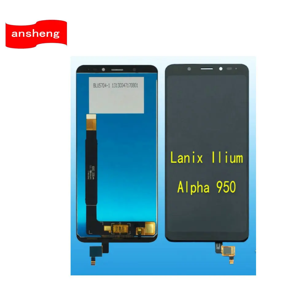 black LCD Display Touch Screen Digitizer Sensor Assembly For Lanix alpha950 alpha 950xl Mobile Phone | Мобильные телефоны и