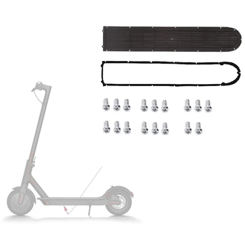 

Super sell-Scooter Bottom Battery Cover Base Plate Waterproof Ring Seal with Screws for Xiaomi Mijia M365 Electric Scooter Parts