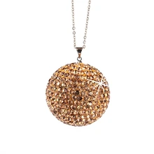 Подвеска для автомобиля со стразами, хрустальный шар, украшение автомобиля, шарм, авто интерьер, зеркало заднего вида, подвесная подвеска, сувениры с декоративными украшениями