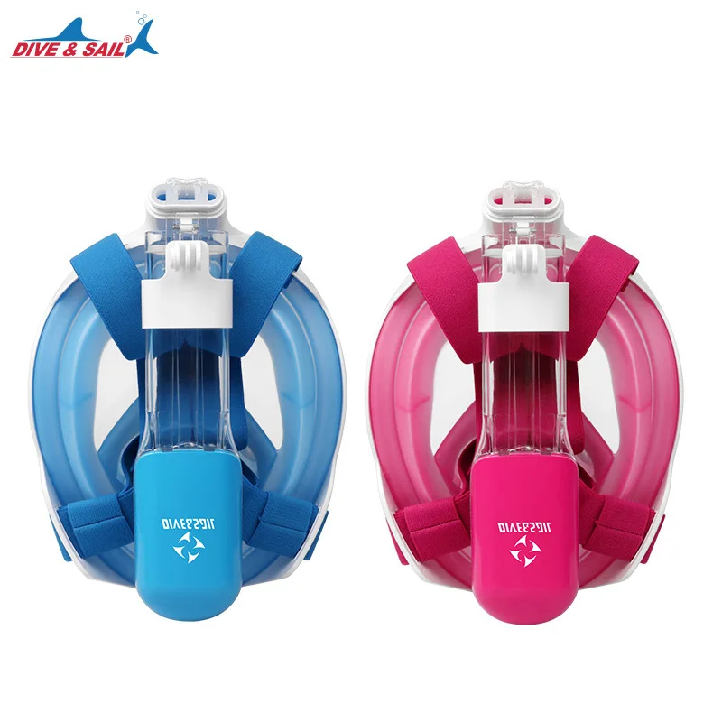 Men Women & Kids Full Face Diving Mask Silicone Scuba Mask Underwater Anti Fog Snorkeling Mask Swimming Diving Equipment