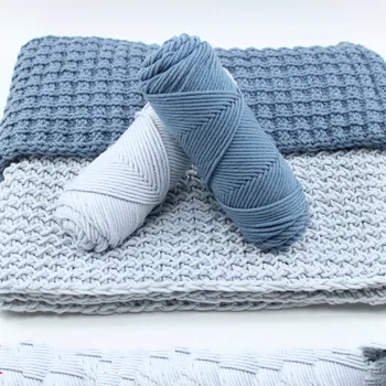 

Lover cotton hand-woven scarf material bag, coarse wool group beginner diy boy and girl gift