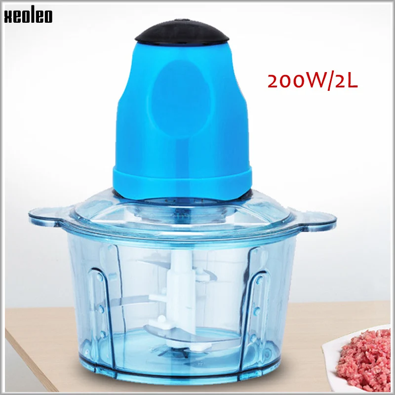 XEOLEO 2L Meat Grinder Food grinding machine Vegetable Blender Mini Food Processor Homeuse Garlic/Carrot/Chili Mincing Machine