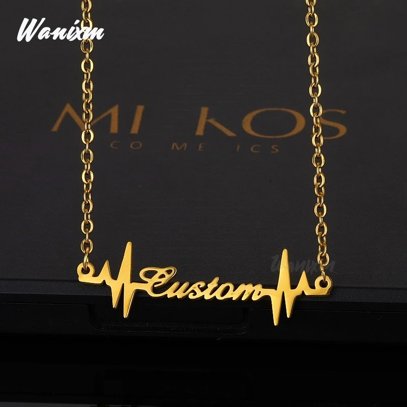 2020 персонализированные пользовательские имя ожерелья для женщин заявление