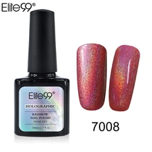 Elite99 10 мл Блестящий Гель-лак 3D радужный Цветной Гель-лак для ногтей впитывающий УФ светодиодный Гель-лак Полупостоянный Гибридный эмаль