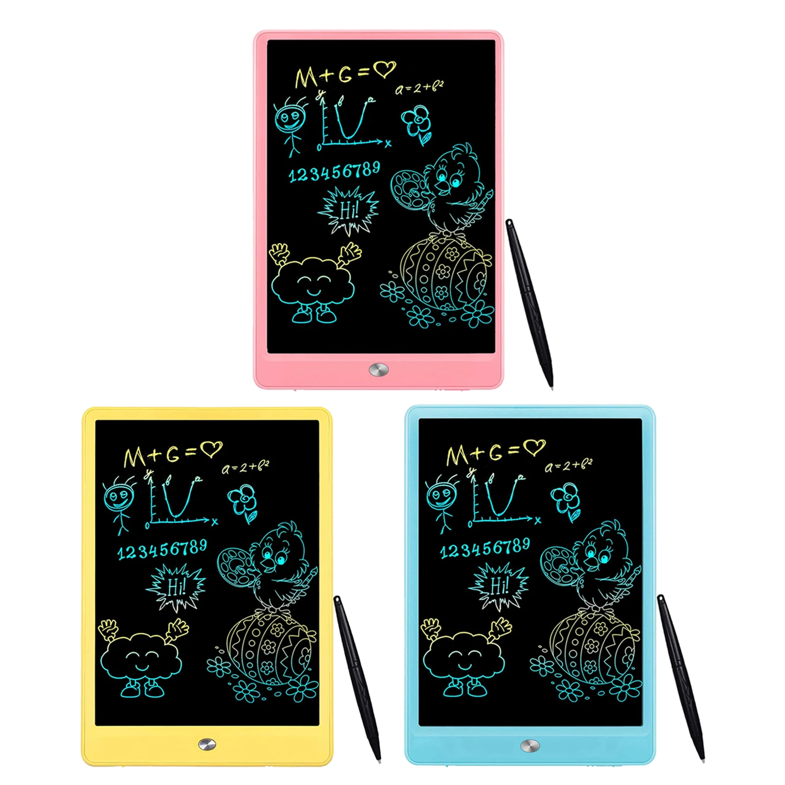 LCD Writing Tablet 10 Inch Drawing Pad, Colorful Screen for Kids, and Educational Learning Toys for 2 3 4 5 6 Year Boys and Girl