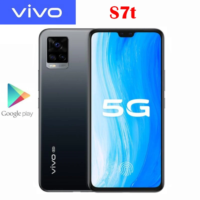 8gb ddr3 New Official Original VIVO S7t 5G Cell Phone MTK 820 Octa Core 6.44inch AMOLED 64.0MP Rear Camera 4000Mah 33W Flash Charger NFC 8gb ddr4