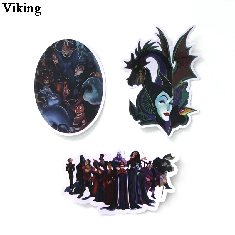 17 шт./компл. Maleficent наклейка s Imaginary стикер s DIY Наклейка s для чемодана багажа ноутбука Водонепроницаемая Наклейка на скейтборд G0176