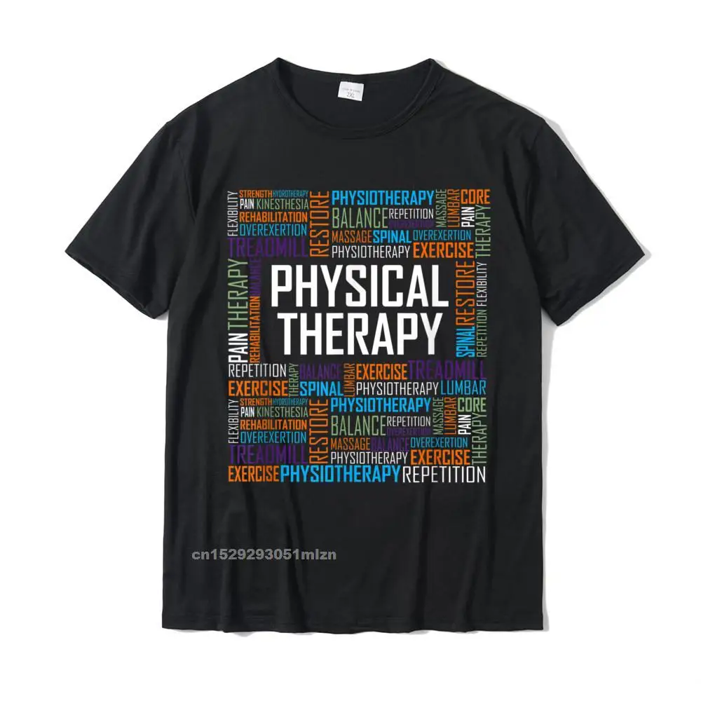 Casual Casual T Shirt Plain April FOOL DAY Short Sleeve Crew Neck Tops Tees Cotton Fabric Men Printed Tee-Shirts PT Physical Therapy T Shirt Gift Words Therapist Month T-Shirt__3301 black