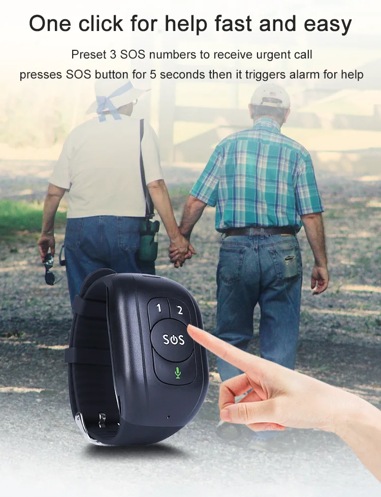 Fall down alert Waterproof 4G GPS Tracker with 1000mAh long standby kid  senior Medicine Alarm Emergency button Alzheimer′s Dementia Autism Y41C -  China Personal GPS, Mini GPS