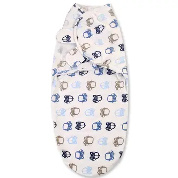 

Newborn Baby Printed Swaddle Wrap Blanket Infant Muslin Envelope Sleeping Bag U50F