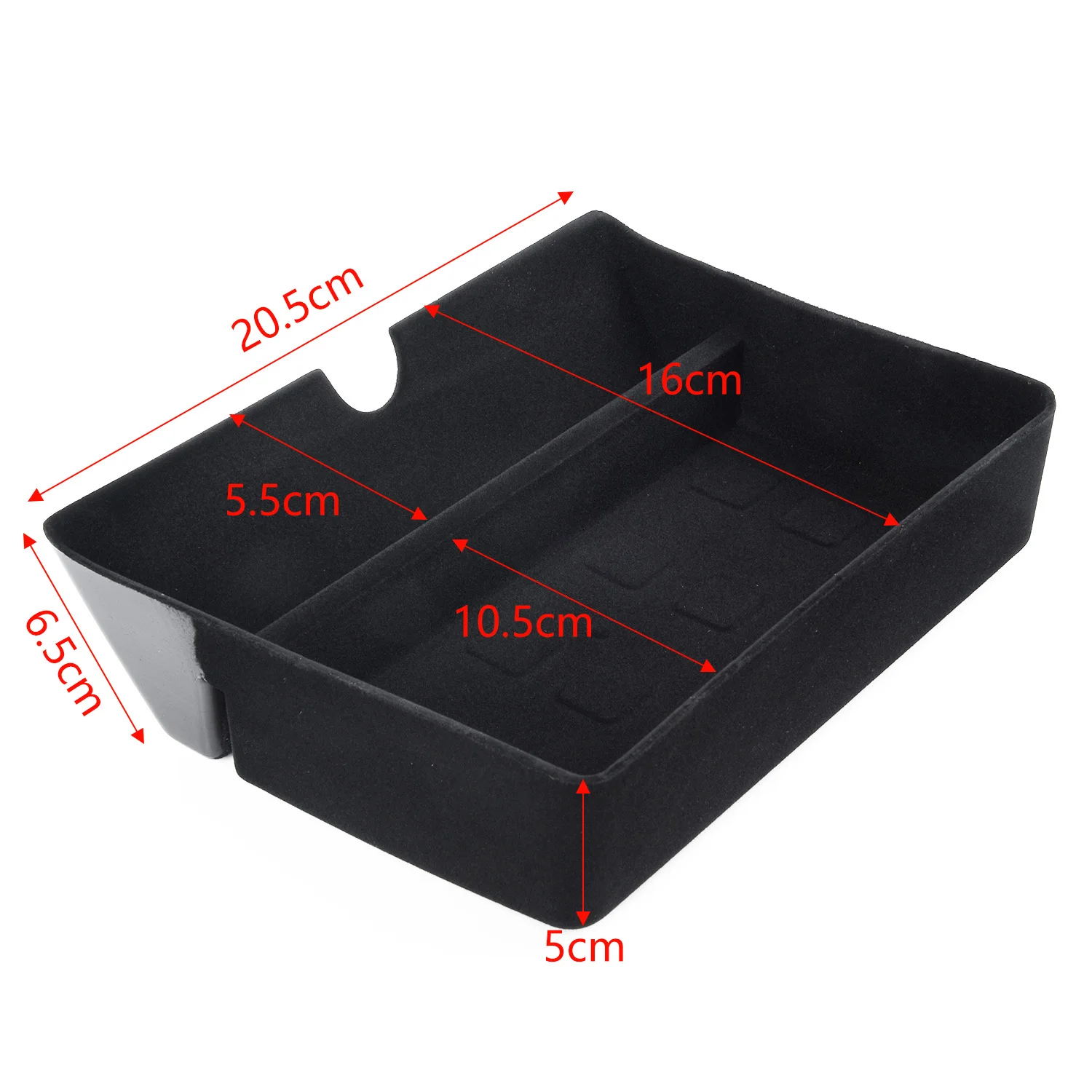 

Drawer Car Storage Box Tray For Tesla Model X S 12-18 Divider 1pc Interior Console Practical