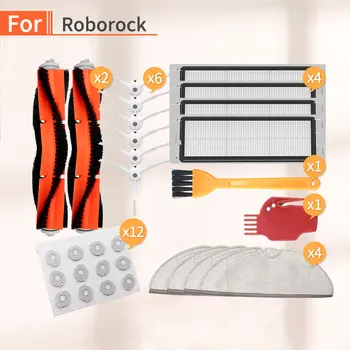 

Robot vacuum cleaner main brush HEPA filter cleaning cloth accessories for xiaomi mijia 1/2 roborock s50 s51 s6 S55 vacuum patrs