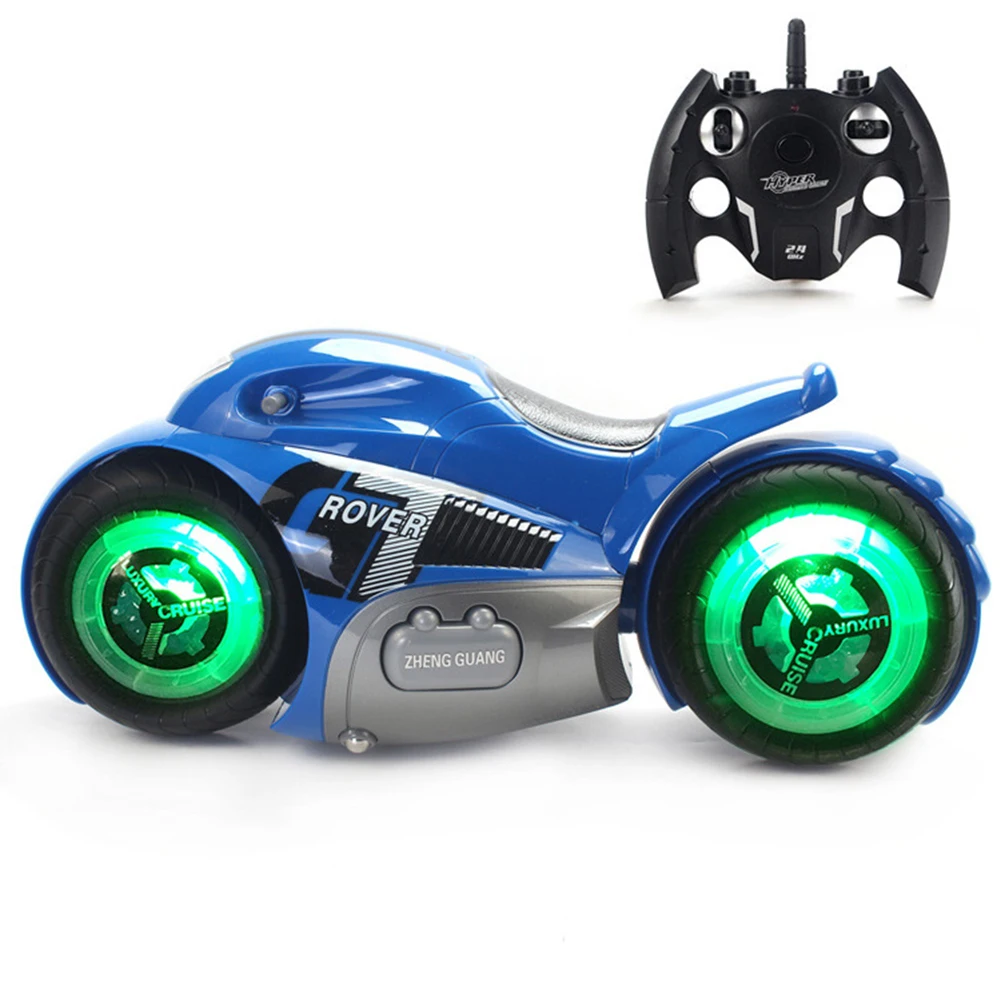 Модный высокоскоростной Дрифт 360 градусов вращающийся 1:12 RC дистанционное управление для мотоцикла Игрушка заднего колеса Дрифт мотоциклетный трюк игрушка