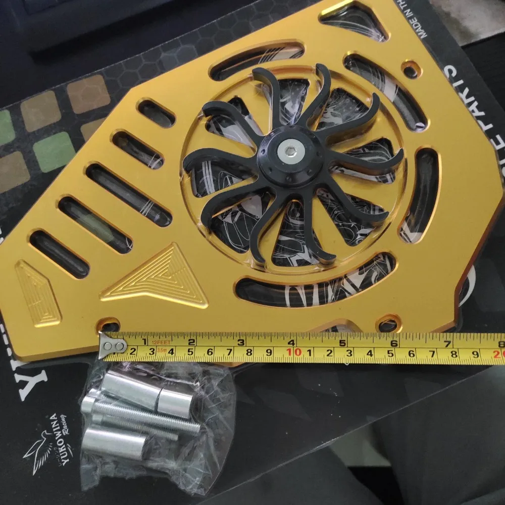 Модифицированная мотоциклетная nmax CNC Вращающаяся крышка вентилятора решетка радиатора Решетка охлаждающей жидкости сетка двигателя для honda PCX125 150 CLICK125 150 ADV150