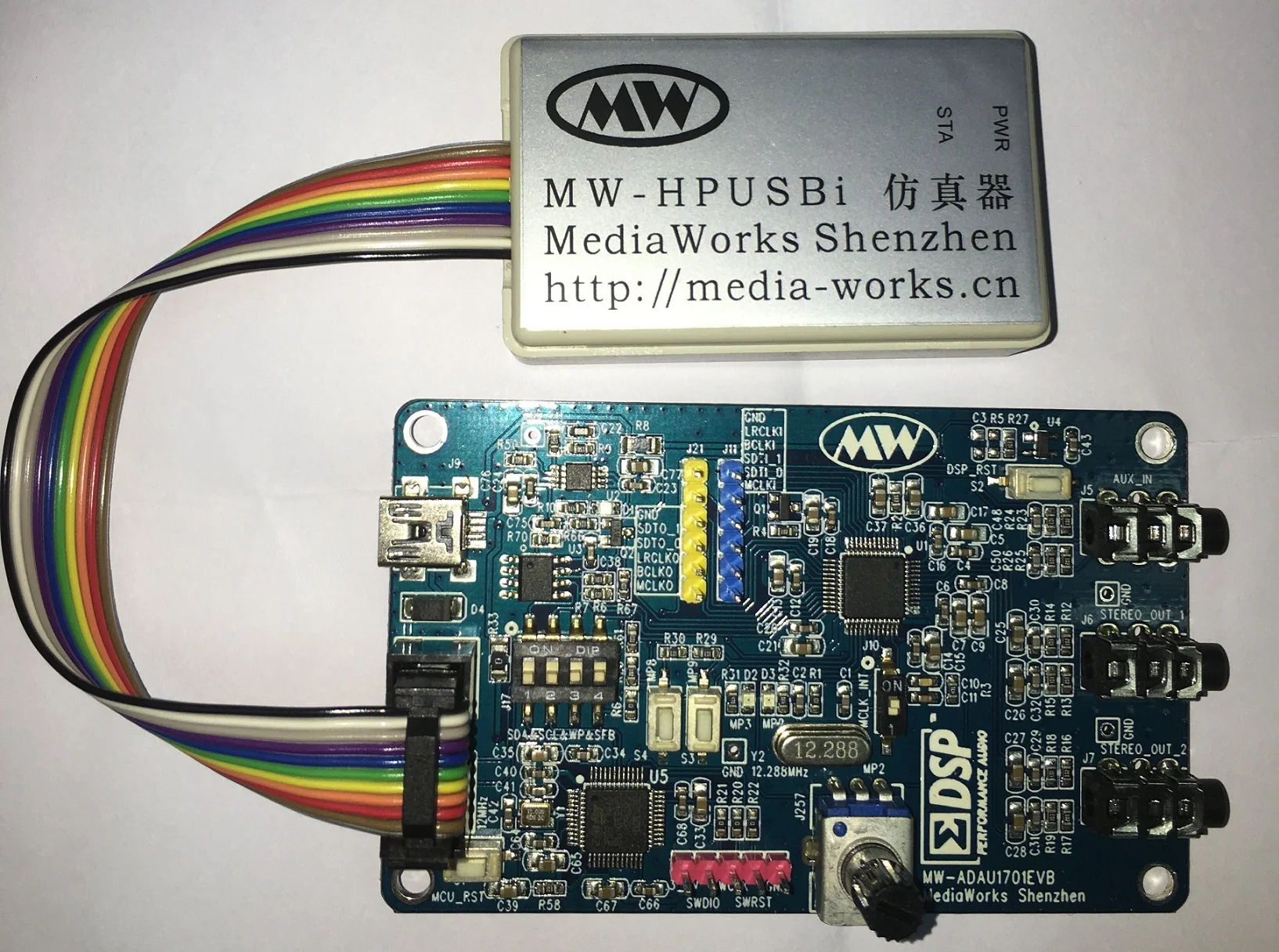 US $205.53 ADAU1701 development kit USBi plus 1701 Development Board new