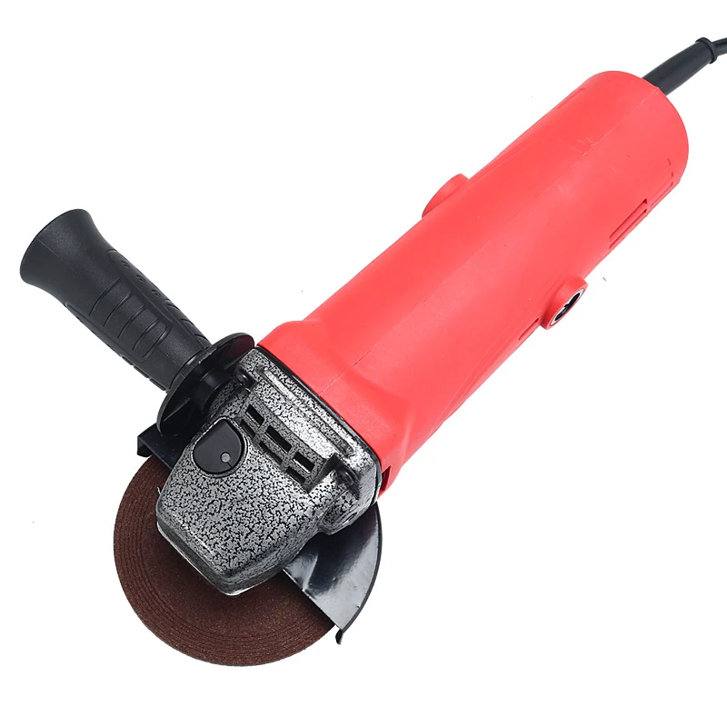 High Power Red Angle Grinder Hand Angular Metal Grinding and Cutting  Electric Tool
